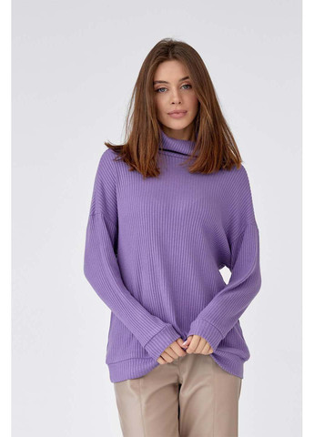 Сиреневый демисезонный свитер SL-Fashion