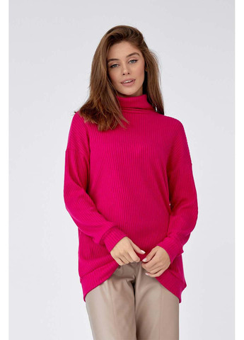 Малиновый демисезонный свитер SL-Fashion