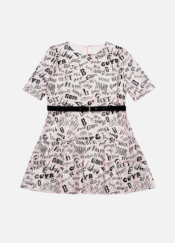 Розовое платье для девочки Mevis (257077452)