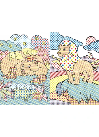 Книга Великі водяні розмальовки. Хижі тварини 6959 Crystal Book (257077770)