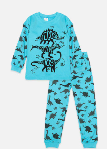 Голубая всесезон пижама для мальчика Supermini