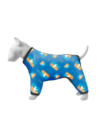 Дождевик для собак рисунок "Флаг" XS25 WAUDOG (257085103)