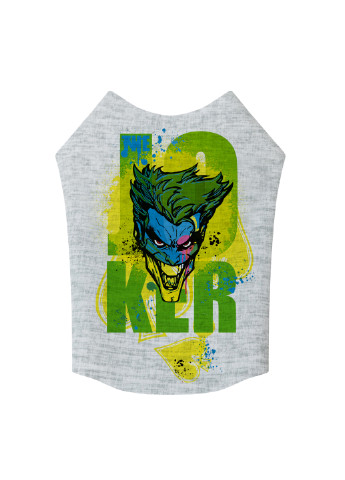 Майка для собак малюнок "Джокер" M45 WAUDOG (257084604)