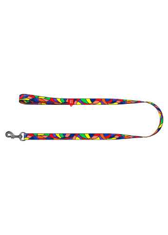 Повідець для собак нейлоновий малюнок "Вітраж" 122х2,5 см WAUDOG (257086254)