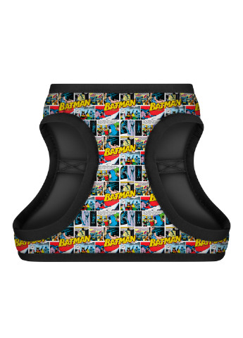 Шлея для собак м'який з QR паспортом, малюнок "Бетмен комікс" S2 WAUDOG (257085685)