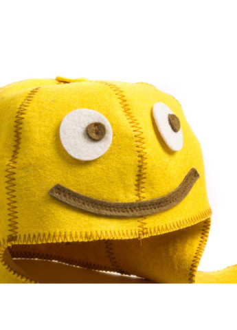 Банная шапка Смайл натуральный войлок Luxyart (257099151)