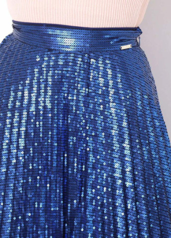 Синяя вечерний однотонная юбка Guess