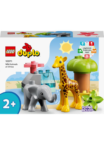 Конструктор DUPLO Town Дикі тварини Африки 10 деталей (10971) Lego (257099455)