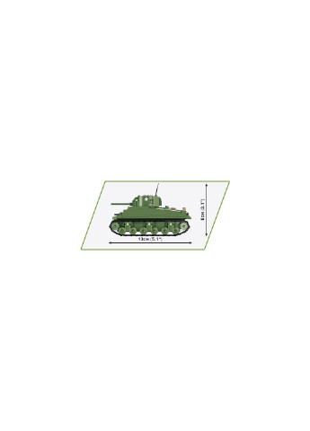 Конструктор Вторая Мировая Война Танк M4 Шерман, 312 деталей (-2715) Cobi (257099780)