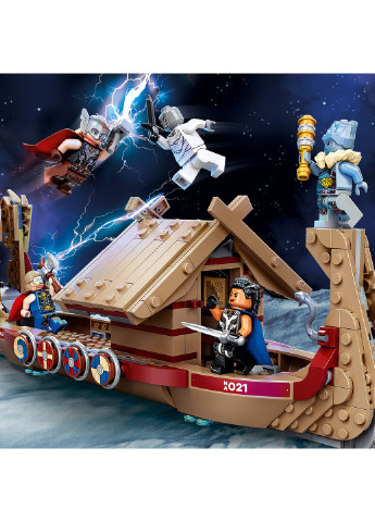 Конструктор Super Heroes Козья лодка 564 детали (76208) Lego (257099513)