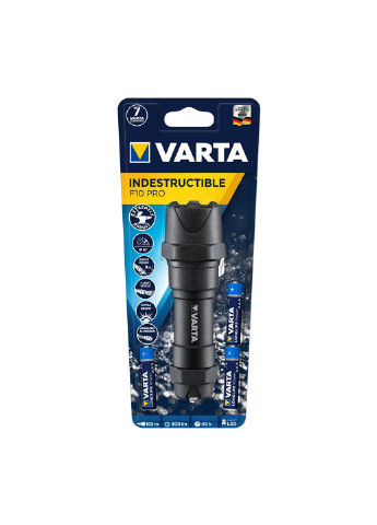 Фонарь Indestructible F10 Pro LED 3хААА (18710101421) Varta (257099913)