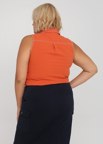Оранжевая летняя блуза C&A