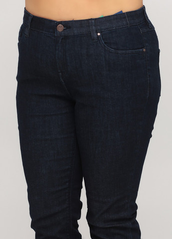 Джинси C&A однотонні темно-сині джинсові бавовна