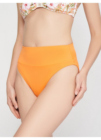 Купальні плавки H&M однотонні помаранчеві пляжні