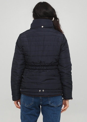 Темно-синяя демисезонная куртка Stradivarius