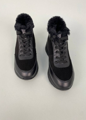 Черные зимние кросовки shoesband Brand