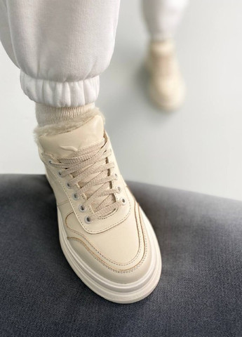 Бежевые зимние кросовки shoesband Brand