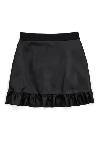 Спідниця з оборкою (6645-152G-black) Lovetti (257139519)