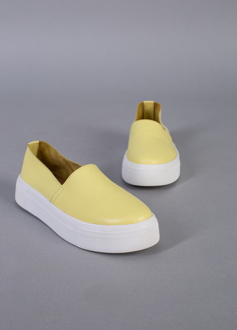 Желтые слипоны shoesband Brand однотонные