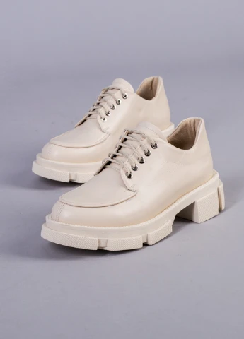 Brand Туфлі ShoesBand бежевий з натуральна шкіра, — демісезон (257136412)