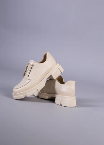 Brand Туфлі ShoesBand бежевий з натуральна шкіра, — демісезон (257136412)