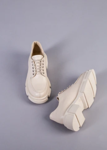 Brand Туфлі ShoesBand бежевий з натуральна шкіра, — демісезон (257136412)