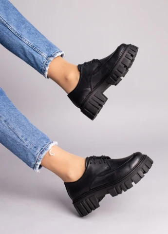 Brand Туфли ShoesBand черный з натуральная кожа, — демисезон (257136550)