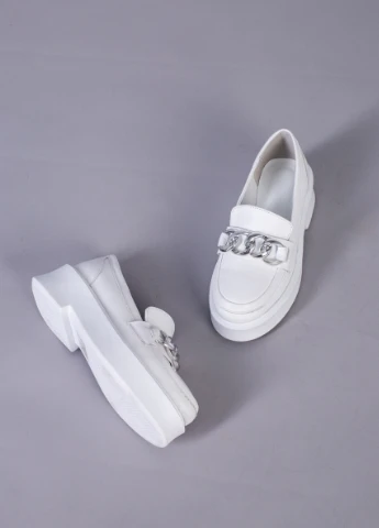 Brand Туфли ShoesBand белый з натуральная кожа, — демисезон (257136454)