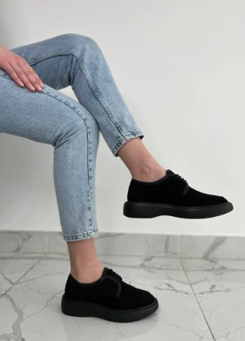 Brand Туфлі ShoesBand чорний з натуральна замша, — демісезон (257136195)