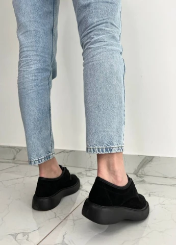 Brand Туфлі ShoesBand чорний з натуральна замша, — демісезон (257136195)