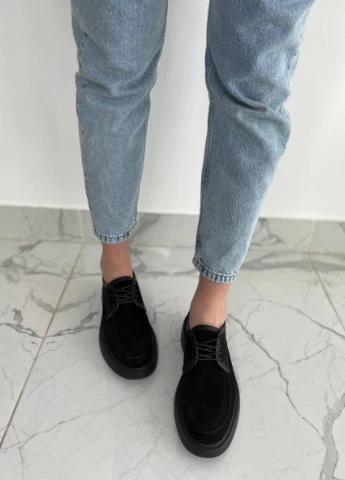 Brand Туфлі ShoesBand чорний з натуральна замша, — демісезон (257136195)