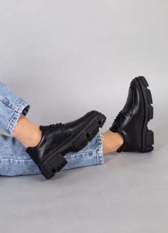 Brand Туфли ShoesBand черный з натуральная кожа, — демисезон (257136426)