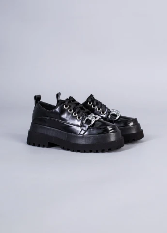 Brand Туфлі ShoesBand чорний з натуральна шкіра, — демісезон (257136228)