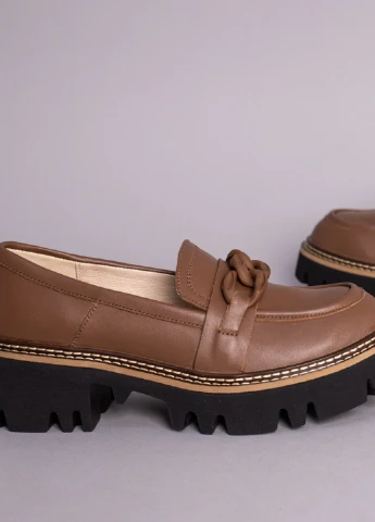 Brand Туфлі ShoesBand коричневий з натуральна шкіра, — демісезон (257136613)