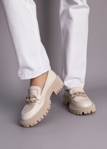 Brand Туфли ShoesBand молочный з натуральная кожа, — демисезон (257136574)