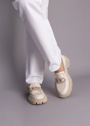 Brand Туфли ShoesBand молочный з натуральная кожа, — демисезон (257136574)