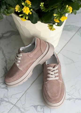 Brand Туфлі ShoesBand бежевий з натуральна замша, — демісезон (257136180)