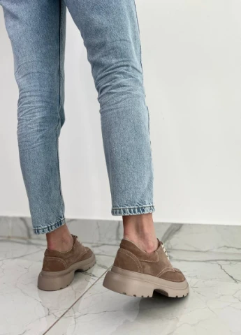 Brand Туфлі ShoesBand бежевий з натуральна замша, — демісезон (257136180)