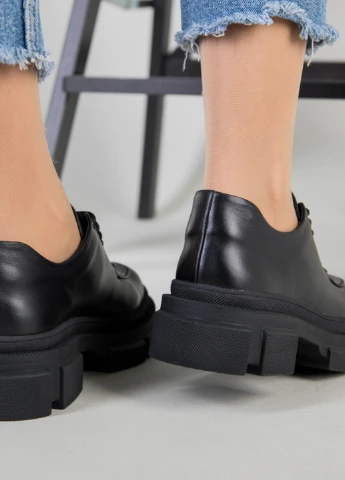 Brand Туфлі ShoesBand чорний з натуральна шкіра, — демісезон (257136287)