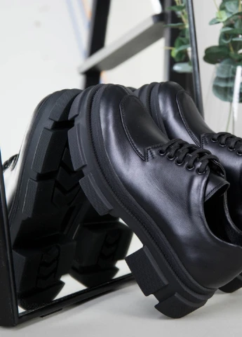 Brand Туфлі ShoesBand чорний з натуральна шкіра, — демісезон (257136287)