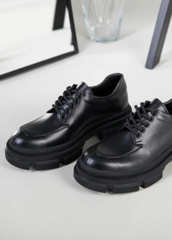 Brand Туфлі ShoesBand чорний з натуральна шкіра, — демісезон (257136287)