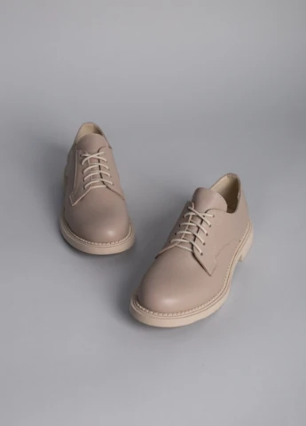 Brand Туфли ShoesBand бежевый з натуральная кожа, — демисезон (257136543)