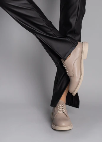 Brand Туфли ShoesBand бежевый з натуральная кожа, — демисезон (257136543)