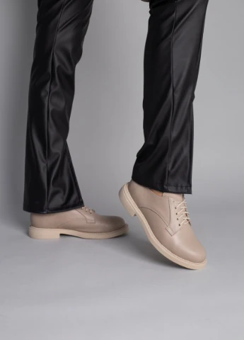 Brand Туфли ShoesBand бежевый з натуральная кожа, — демисезон (257136543)