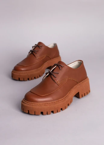 Brand Туфлі ShoesBand коричневий з натуральна шкіра, — демісезон (257136302)