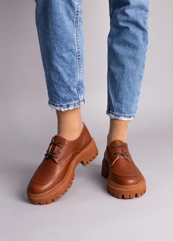 Brand Туфлі ShoesBand коричневий з натуральна шкіра, — демісезон (257136302)