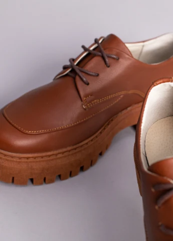 Brand Туфлі ShoesBand коричневий з натуральна шкіра, — демісезон (257136302)