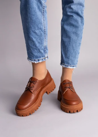 Brand Туфлі ShoesBand коричневий з натуральна шкіра, — демісезон (257136302)
