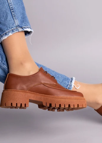Brand Туфлі ShoesBand коричневий з натуральна шкіра, — демісезон (257136302)