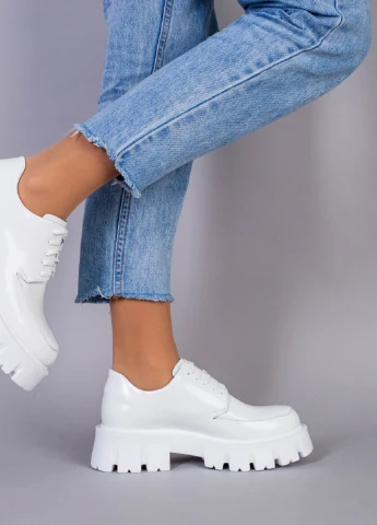 Brand Туфли ShoesBand белый з натуральная кожа, — демисезон (257136437)